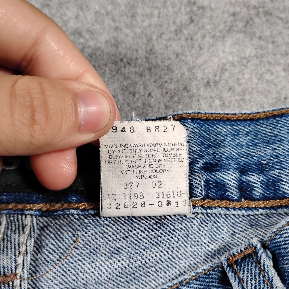 Vintage Levi's Silver Tab Loose Fit Denim Shorts Men's 31 Blue Jorts Skater 90s - Picture 6 of 11